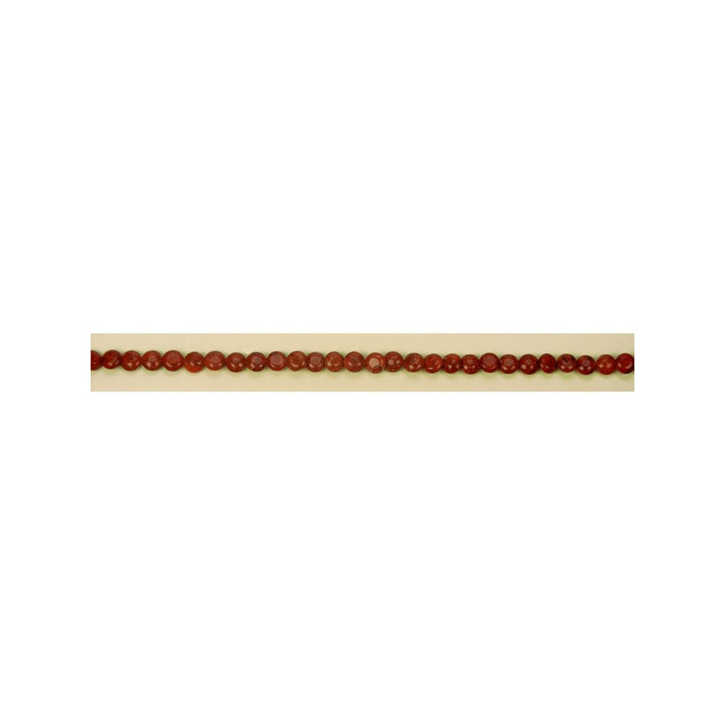Apple coral marbles strand 10mm Apple coral marbles strand 10mm