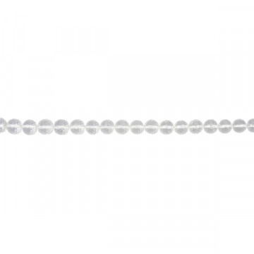 Rock crystal bead strand fac 14mm