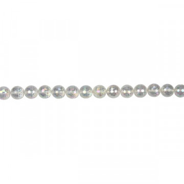 Rock crystal rainbow bead strand fa 18mm