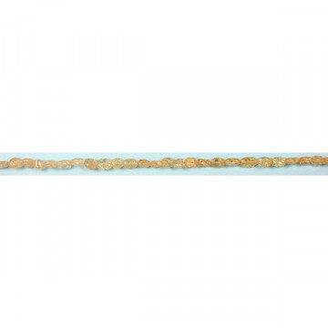Citrine striped oval strand 4-7mm