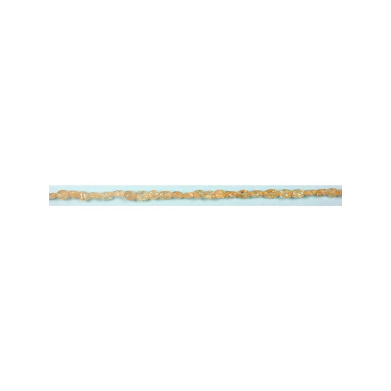 Citrino tira oval rallado 4-7mm Citrino tira oval rallado 4-7mm