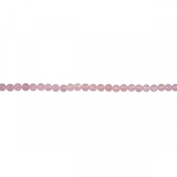 Rose quartz bead strand fac 10mm