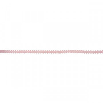 Rose quartz disc strand 8mm