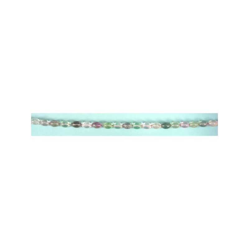 Fluorita tira oval 10x15mm Fluorita tira oval 10x15mm