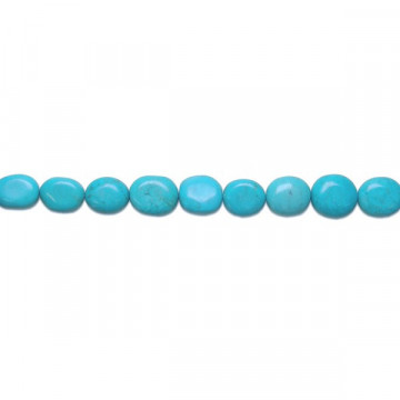 Blue turquoise baroque strand 30x25mm