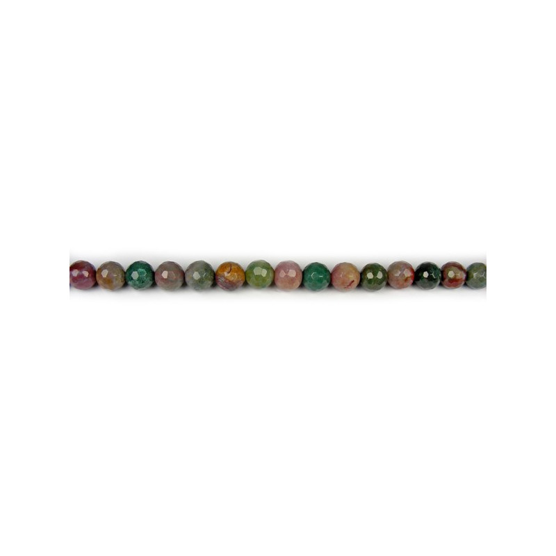 Indian jasper bead strand fac 14mm Indian jasper bead strand fac 14mm