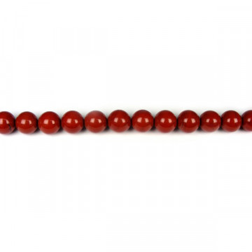 Red jasper red strand bead strand 20mm