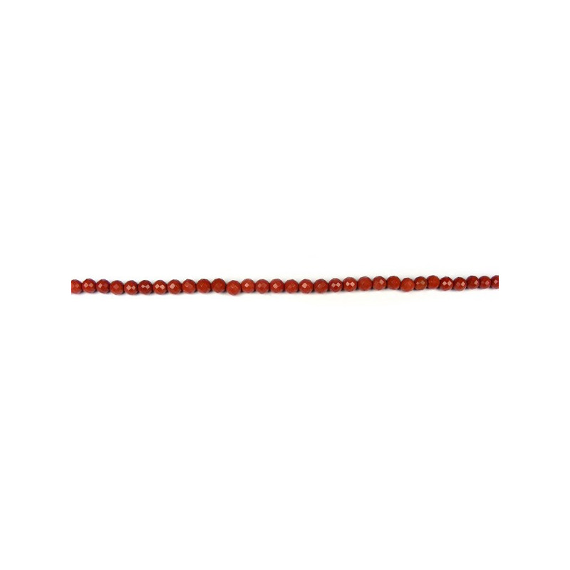 Jaspe rojo rojo tira bola fac 8mm Jaspe rojo rojo tira bola fac 8mm