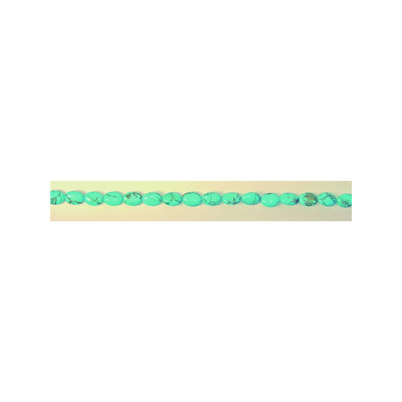 Turq tib reconst tira oval pl 13x18mm Turq tib reconst tira oval pl 13x18mm