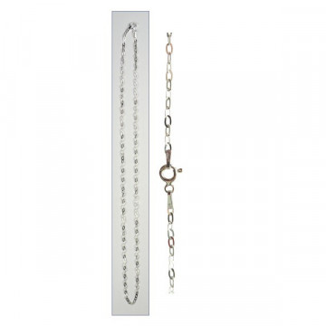 Silver chain 45 cm - Model 20