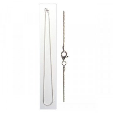 Cadena plata 40 cm - Modelo 22