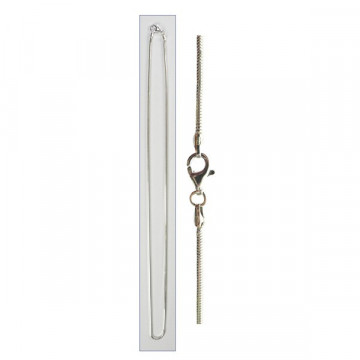 Cadena plata 60 cm - Modelo 23