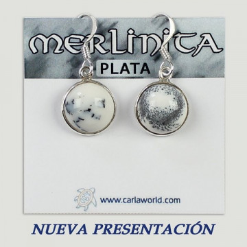 Pendientes Plata. MERLINITA. 4gr. (PRECIO POR GRAMO)