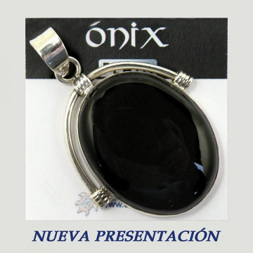 Colgante Plata. ONIX. De 7 a 17gr. (PRECIO POR GRAMO)