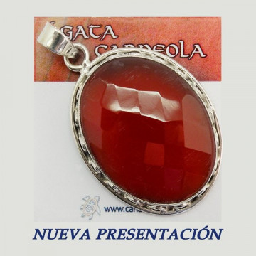 Silver pendant. CARNELIAN. 11 to 19gr.