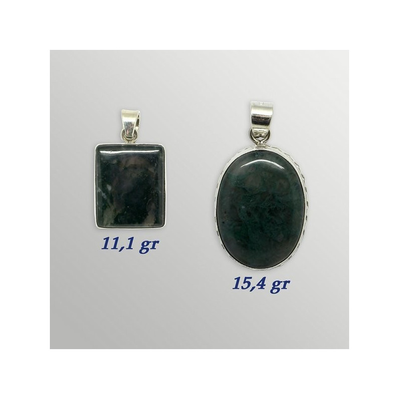 Colgante Plata. AGATA MUSGOSA. De 11 a 15gr. Colgante Plata. AGATA MUSGOSA. De 11 a 15gr.