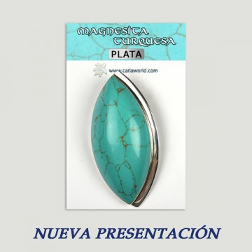 Silver pendant. Turquoise Magnesite. 6 to 20gr