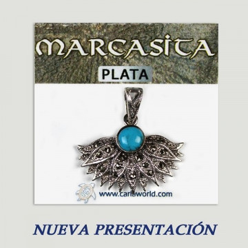 Silver pendant. Marcasite. 3 to 7gr