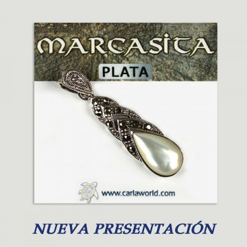 Silver pendant. Marcasite. 3 to 7gr