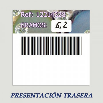 Pendiente plata. Nacar con Circonita. De 5 a 9gr. (PRECIO POR GRAMO)