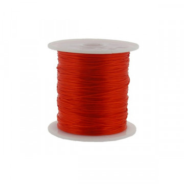 Elastic silk roll, Red, 20m