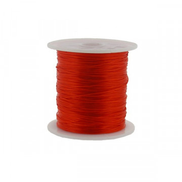 Rollo seda elastica, Rojo, 20m