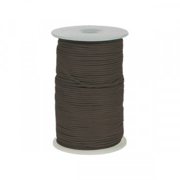 Leather coil 100m, Brown, 1,5mm