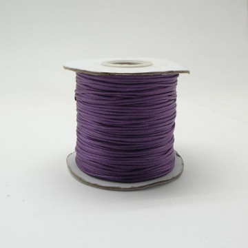 Waxed cotton cord 1mm. Purple