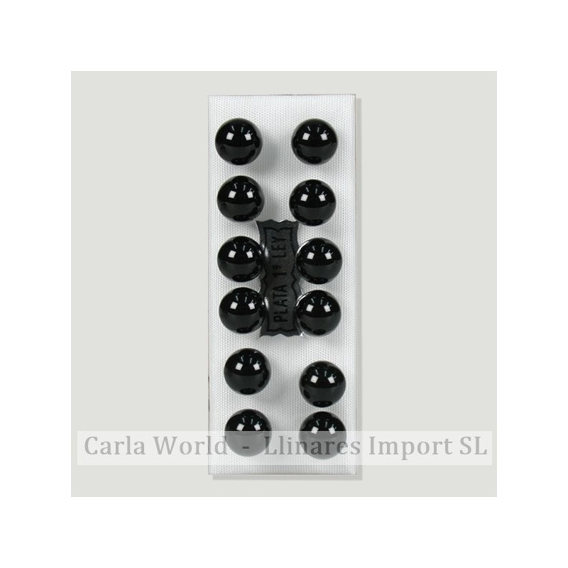 Pendientes plata bola 8mm. Onix Pendientes plata bola 8mm. Onix