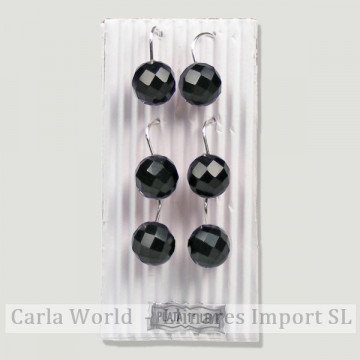 Pendientes plata hippy bola facetada 10mm. Azabach