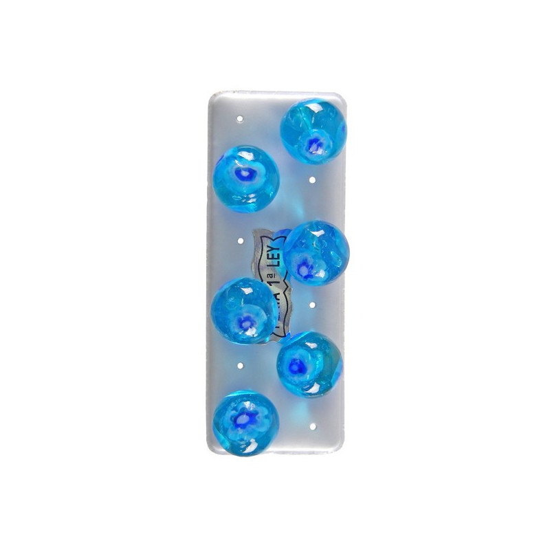 Ptes murano, bola, 12mm, azul claro Ptes murano, bola, 12mm, azul claro