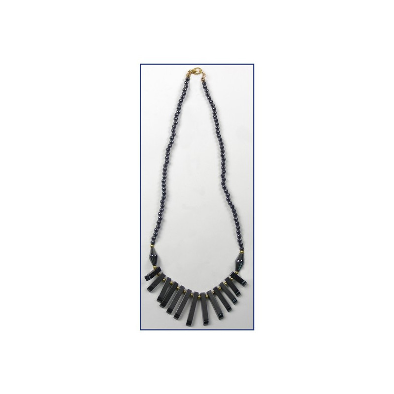 Collar Hematites. Modelo 06 Collar Hematites. Modelo 06