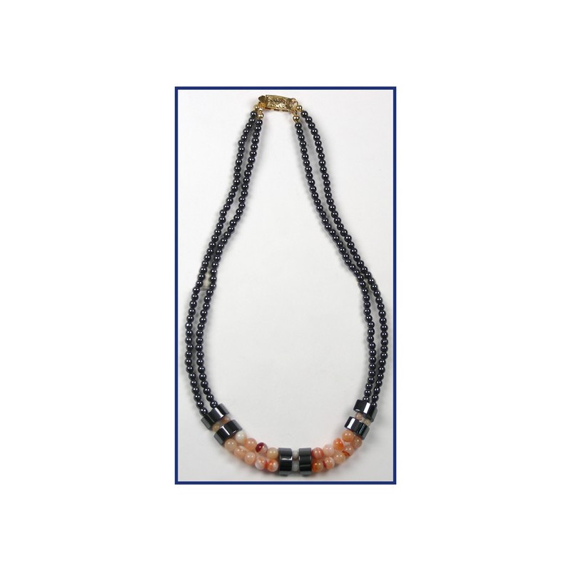 Collar Hematites. Modelo 16 Collar Hematites. Modelo 16