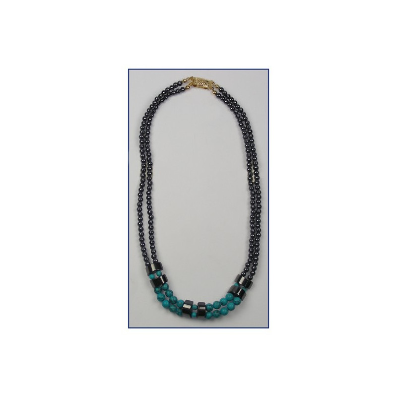 Collar Hematites. Modelo 35 Collar Hematites. Modelo 35