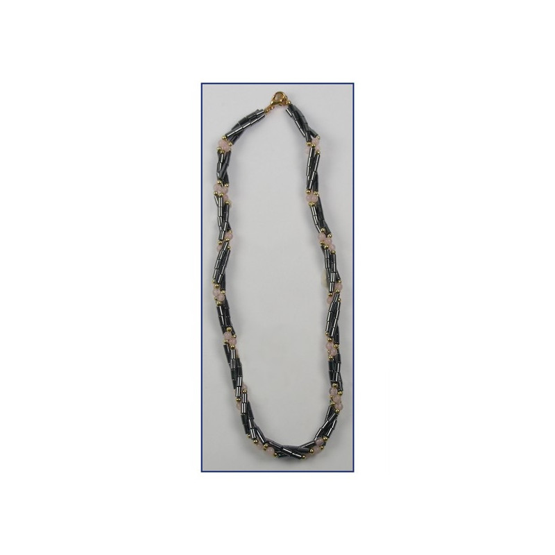 Collar Hematites. Modelo 51 Collar Hematites. Modelo 51