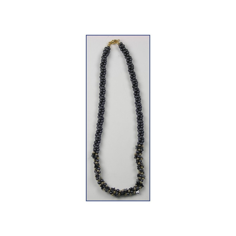 Collar Hematites. Modelo 58 Collar Hematites. Modelo 58