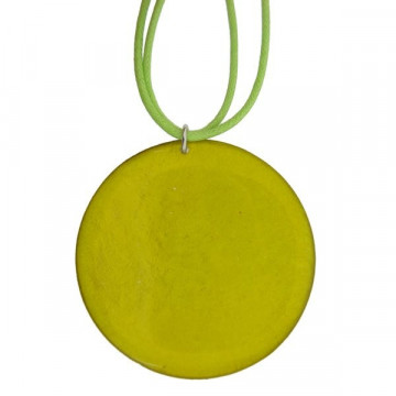 Collar Capiz Redondo mod 01 verde