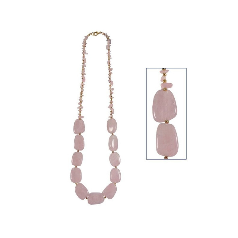 Collar "India" Modelo 11 Rodados + chip dorado. Cu Collar "India" Modelo 11 Rodados + chip dorado. Cu