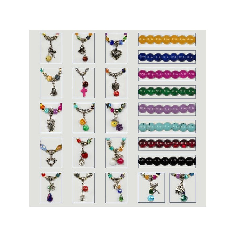 Collar modelo Murano Style. Abalorios y colores su Collar modelo Murano Style. Abalorios y colores su