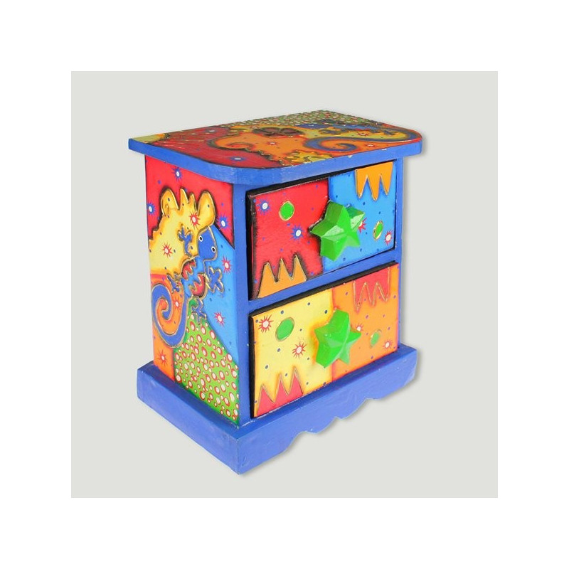 Cajas colores con cajones Cajas colores con cajones