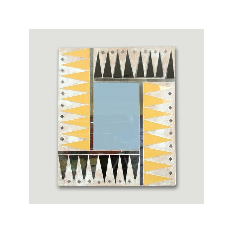 Espejo rectangular amarillo 50x60cm Espejo rectangular amarillo 50x60cm