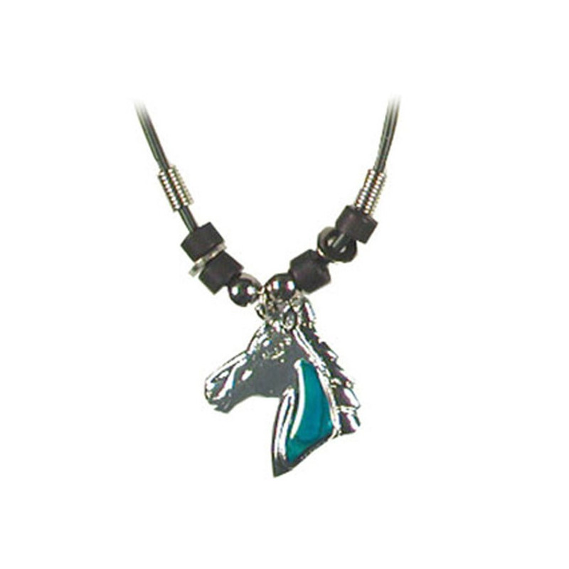 Pingente Abalone Borracha Cabeça Cavalo Pingente Abalone Borracha Cabeça Cavalo