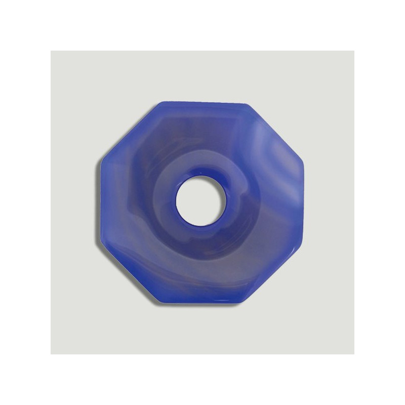 Colgante mineral donut octagonal. Modelo Agata azu Colgante mineral donut octagonal. Modelo Agata azu