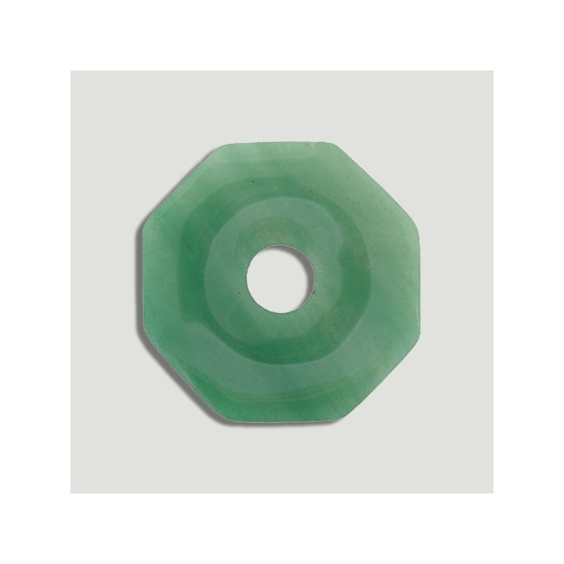 Colgante mineral donut octagonal. Modelo Aventurin Colgante mineral donut octagonal. Modelo Aventurin