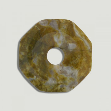 Colgante mineral donut octagonal. Modelo Jaspe oce