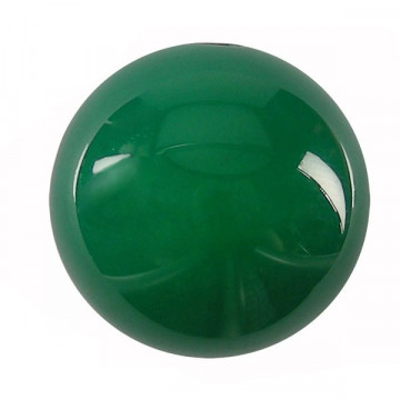 Colgante Bola. 18mm. Ágata Verde