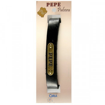 Pulseira Couro Nome Modelo 01 Pepe