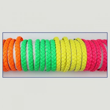 Pulsera Neon lisa trenza