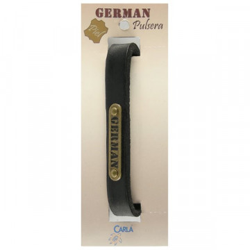 Pulseira Couro Nome Modelo 01 German