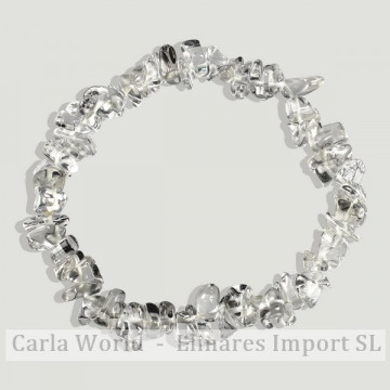 Pulsera chip elástica Cristal roca